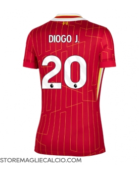 Liverpool Diogo Jota #20 Maglia Gara Casa Repliche 2024-25 Donna